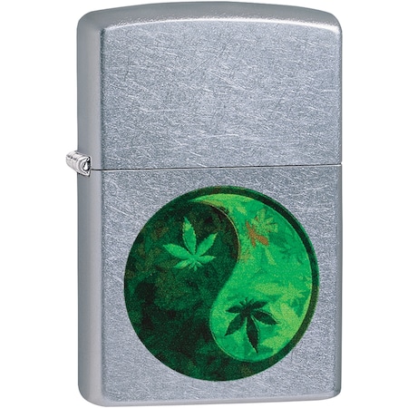 Zippo 2024 Zippo Custom Yin Yang Leaf Street Chrome ZIP-207CI405921